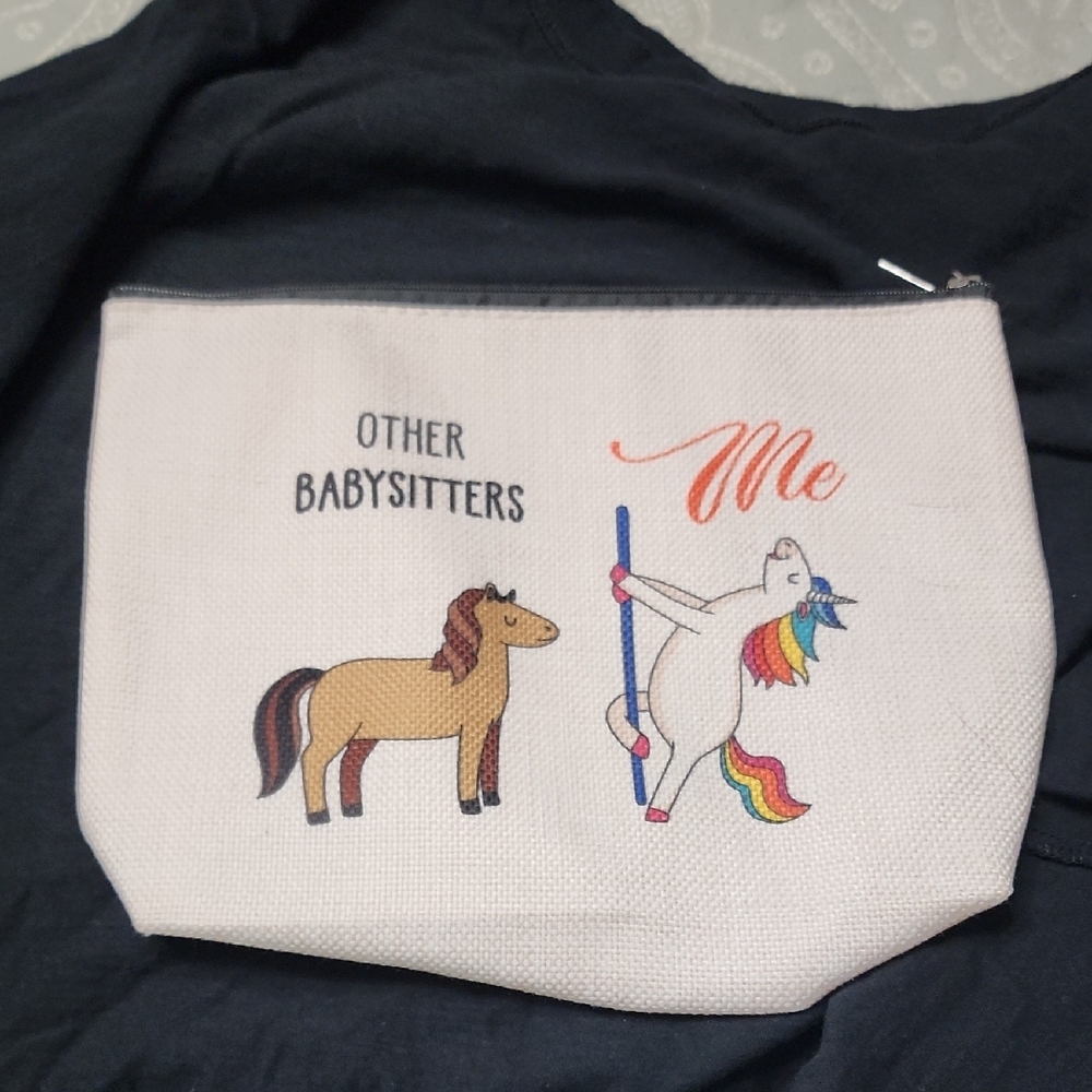 Unicorn and Horse Print Pouch